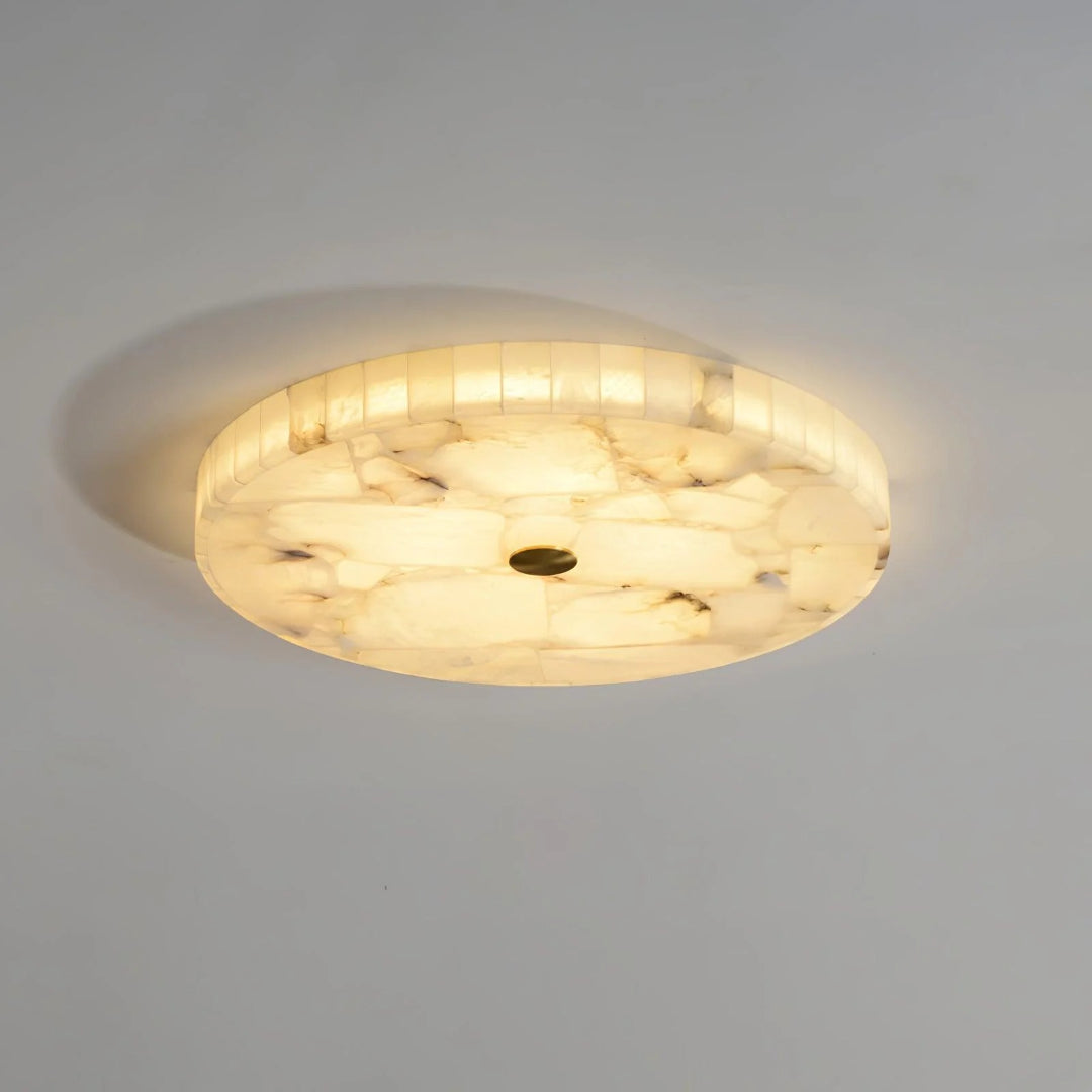 Minimalist Marble Round Ceiling Light