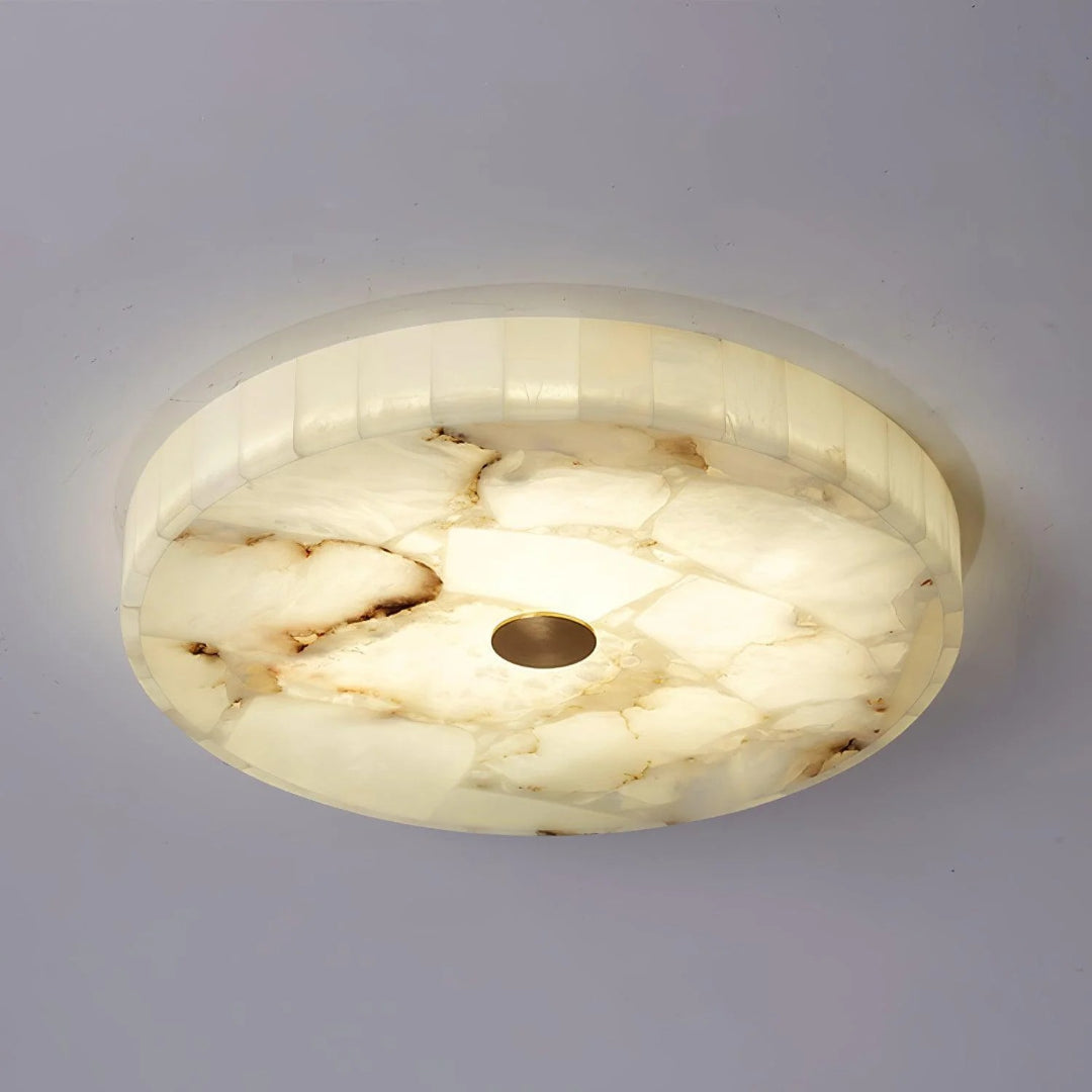 Minimalist Marble Round Ceiling Light