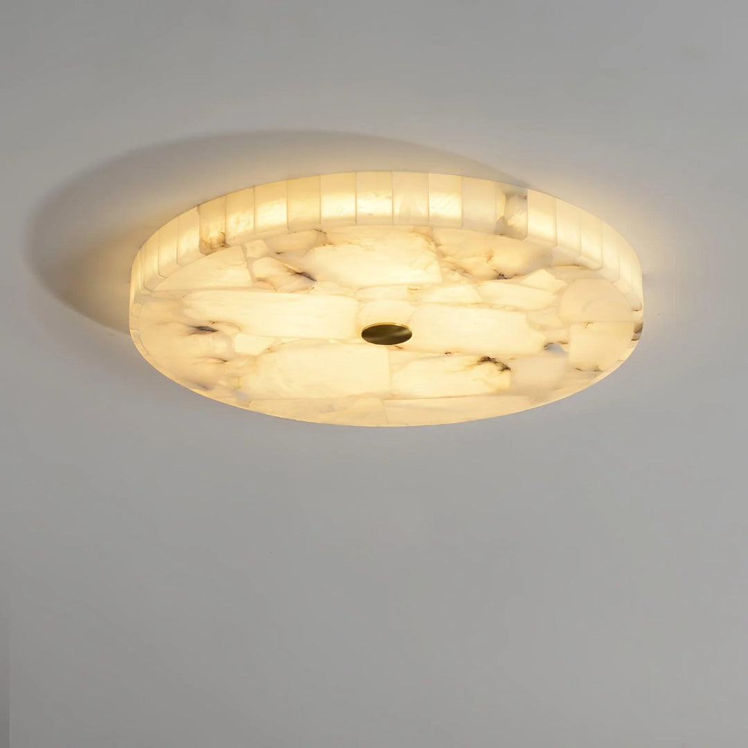 Minimalist Marble Round Ceiling Light