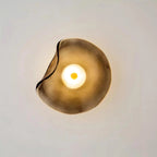 Organic-Shaped Glass LED Wall Light
