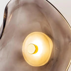 Organic-Shaped Glass LED Wall Light