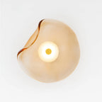 Organic-Shaped Glass LED Wall Light