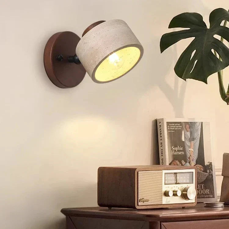 Minimalist Concrete Wall Lamp