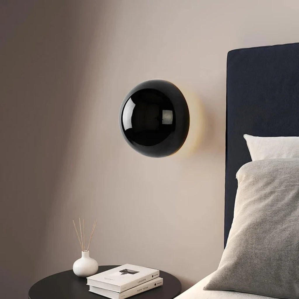 Modern Round Metal Wall Light