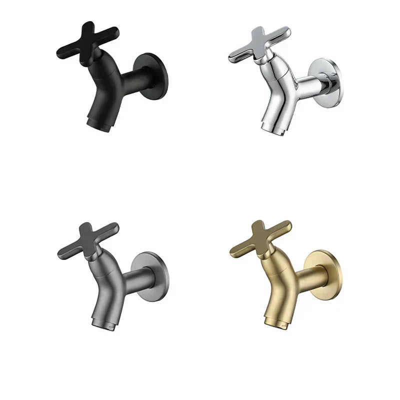 Wall-Mounted Cold Water Brass Tap