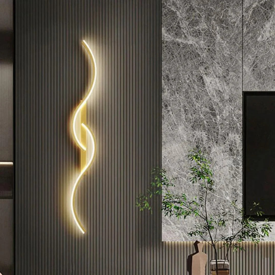 Contemporary Curved LED Wall Light