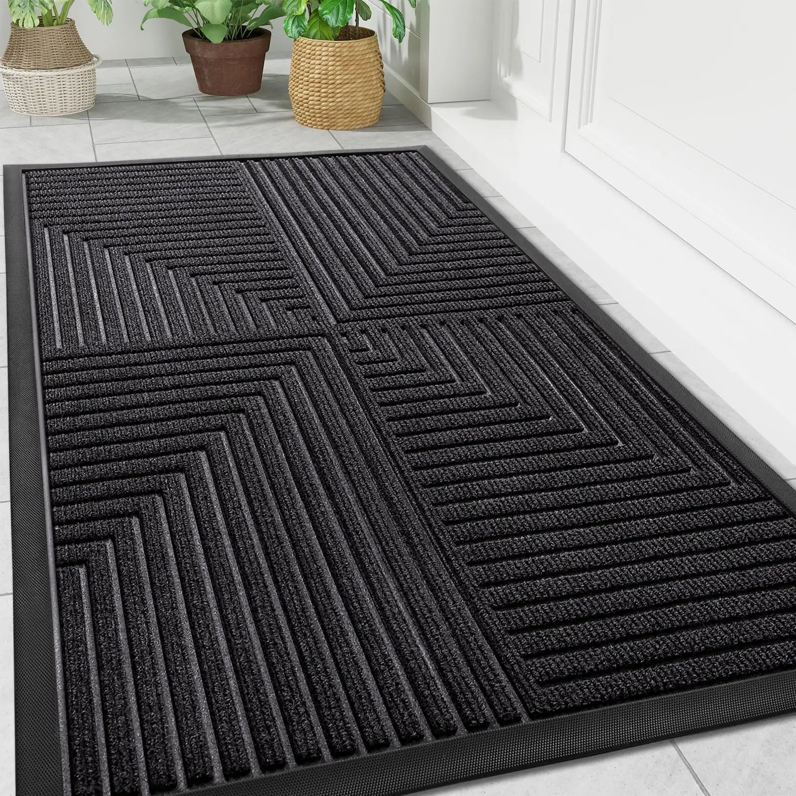 Heavy-Duty Non-Slip Doormat for Indoor and Outdoor Use