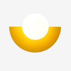 Semicircle Wall Lamp – Nordic Minimalist LED Design With Dimmable Control