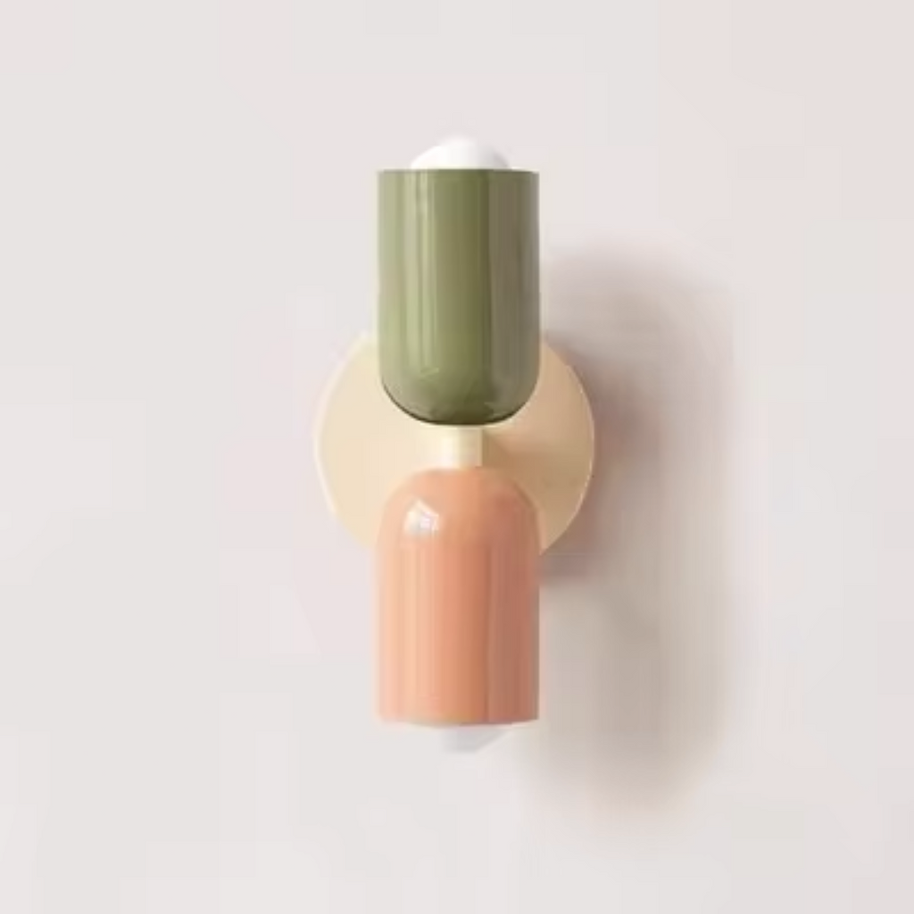 Wall Lamp with Minimalist Scandinavian Design | Integrated Energy-Saving LED Light | Soft Diffuse Lighting for Home