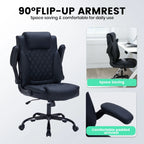 Ergonomic Executive Office Chair Padded Leather Desk Chair