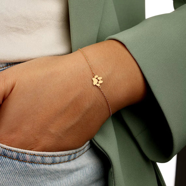 PawBracelet | Customizable paw print as a symbol of love