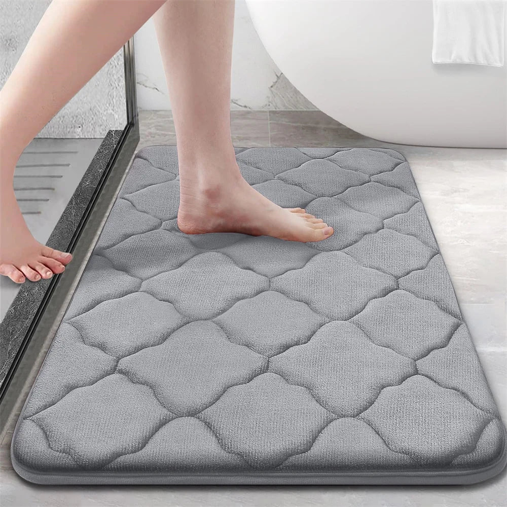 Soft Comfortable Non-Slip Bath Mat for Safe and Dry Floors