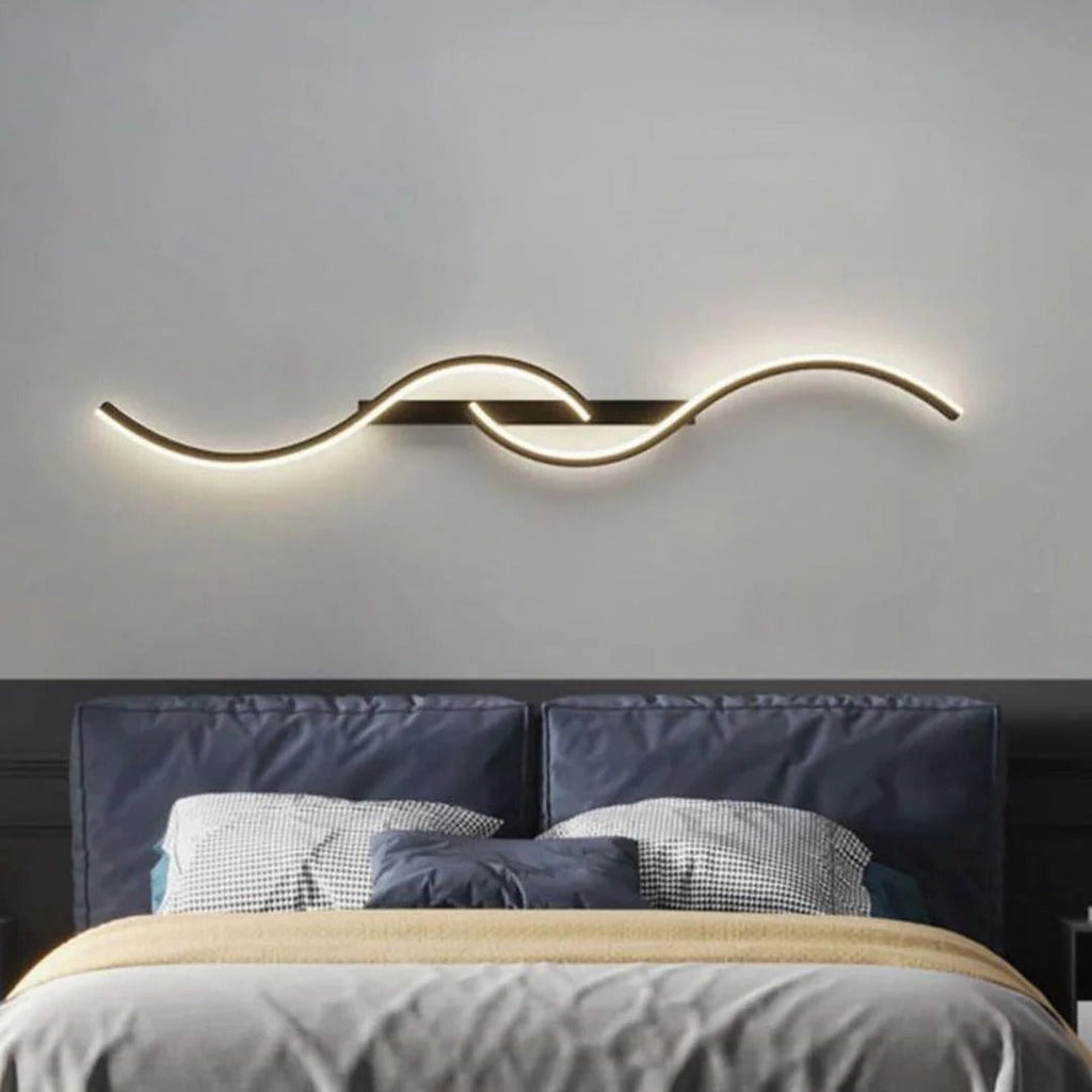 Contemporary Curved LED Wall Light