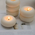 Round Smokeless Donut Aromatherapy Candle