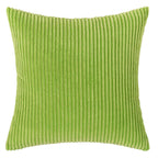 Corduroy Striped Throw Pillow Textured Decorative Cushion Cover