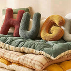 Velvet Alphabet Throw Pillow With Letters A To Z