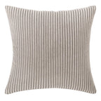 Corduroy Striped Throw Pillow Textured Decorative Cushion Cover