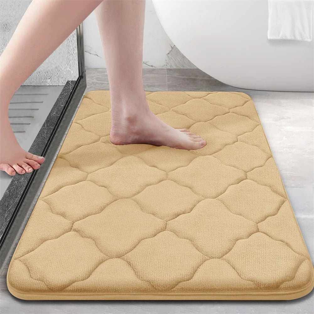 Soft Comfortable Non-Slip Bath Mat for Safe and Dry Floors