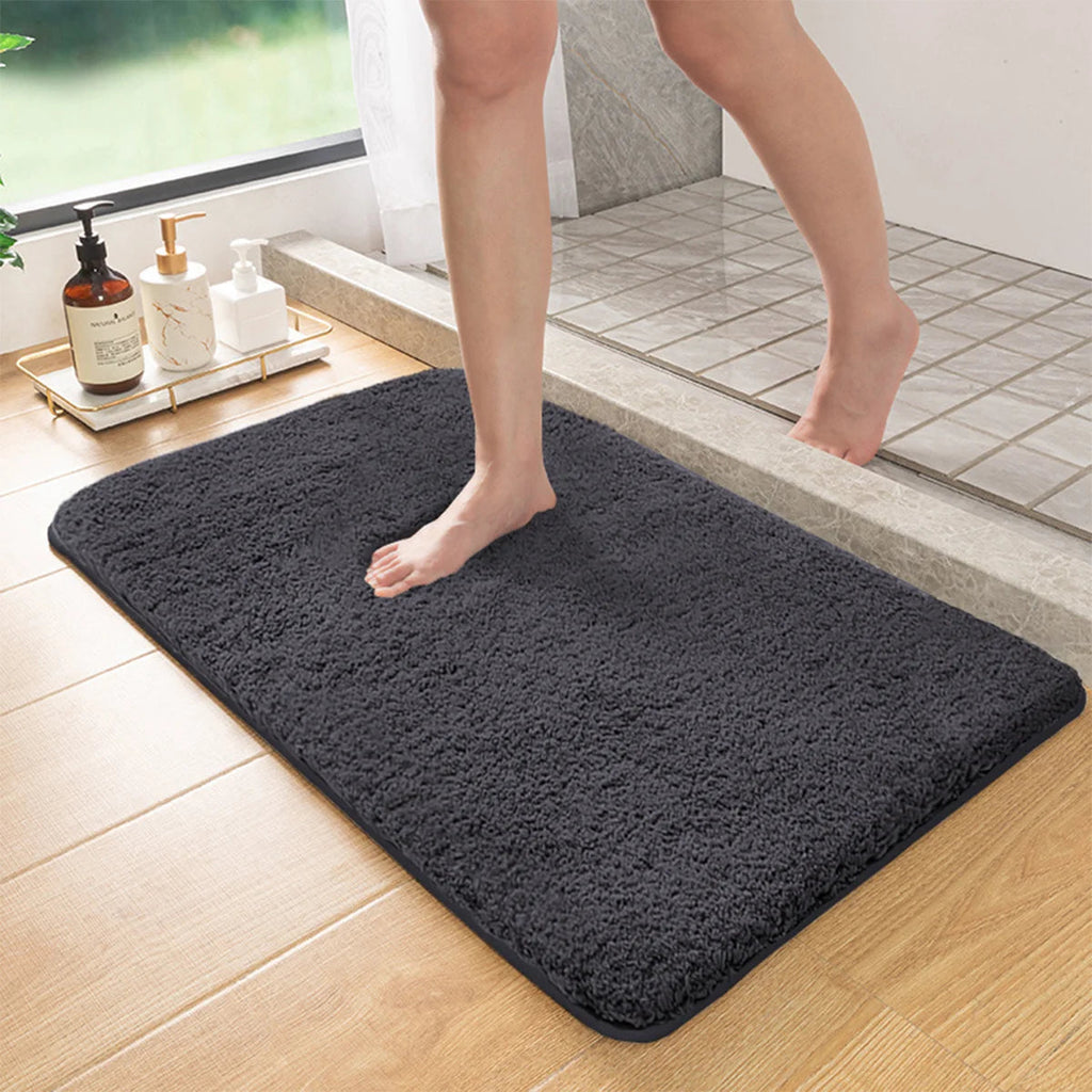 Marcella - Long-Haired Non-Slip Absorbent Bath Mat