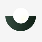 Semicircle Wall Lamp – Nordic Minimalist LED Design With Dimmable Control