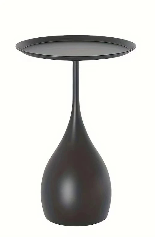 Mobile Round Side Table with Light Luxury Mini Design for Sofa or Bed