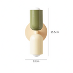 Wall Lamp with Minimalist Scandinavian Design | Integrated Energy-Saving LED Light | Soft Diffuse Lighting for Home