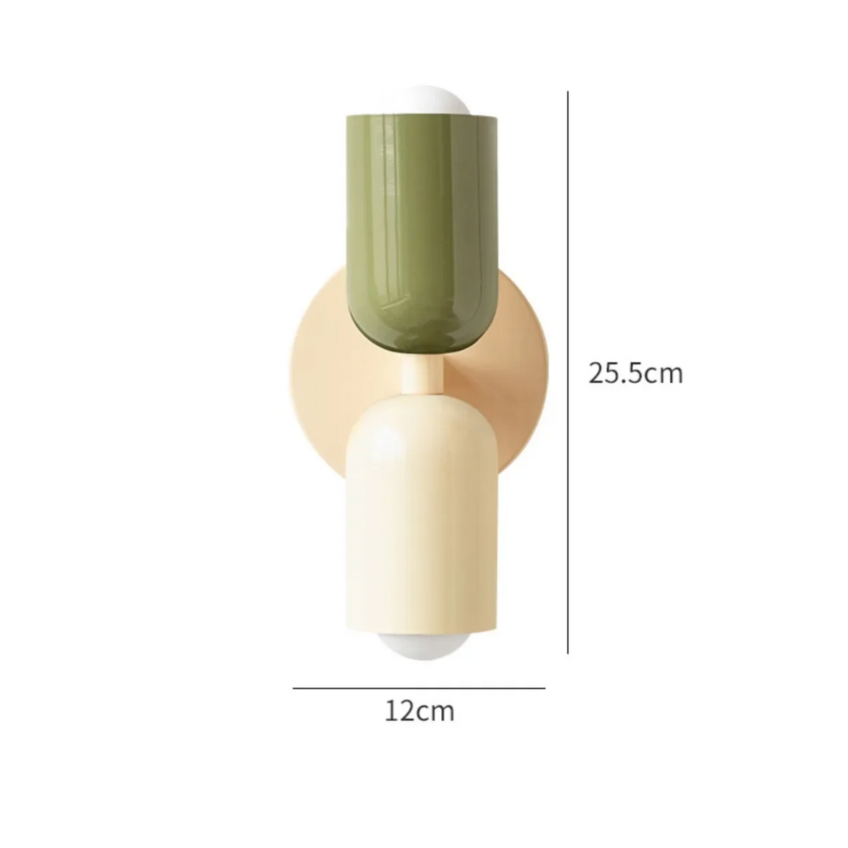 Wall Lamp with Minimalist Scandinavian Design | Integrated Energy-Saving LED Light | Soft Diffuse Lighting for Home