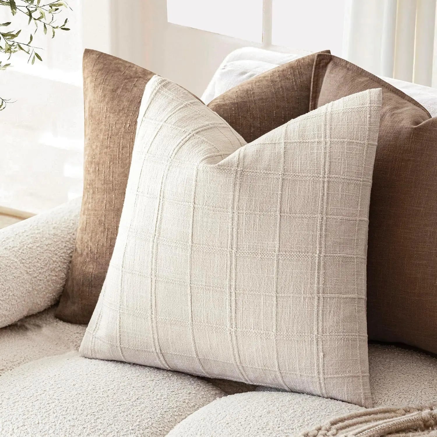 Boho Chenille Pillow Cover