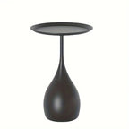 Mobile Round Side Table with Light Luxury Mini Design for Sofa or Bed