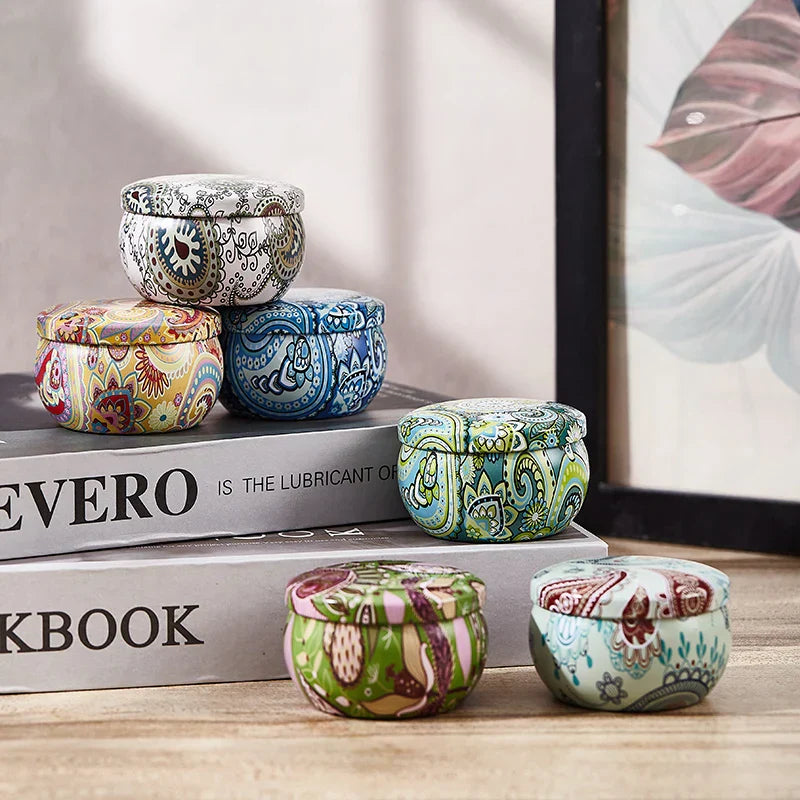 Bohemian Scented Candle Set Decorative Soy Wax Aromatherapy Gift Collection