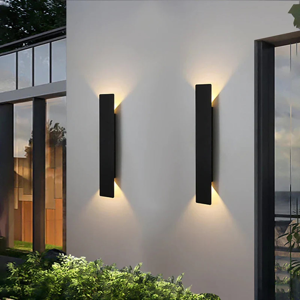 Waterproof LED Strip Wall Lamp – Slim Architectural Up Down Exterior Design