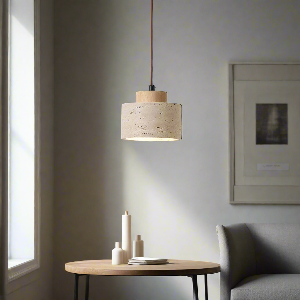 Nordic Travertine Pendant Light