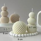 Creative Geometric Golf Ball Scented Candle Decoration