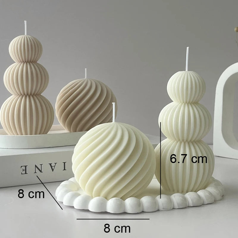 Creative Geometric Golf Ball Scented Candle Decoration