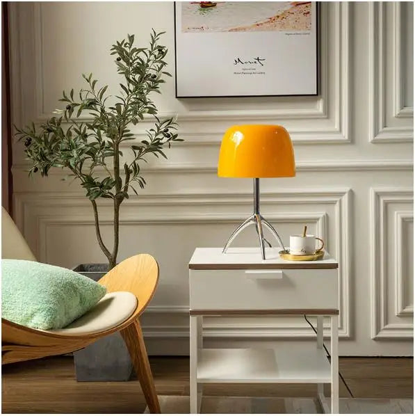 Tripod Desk Lamp Metal Construction | Bauhaus Style Home Office Lighting | Stable Base for Focused Reading Study and Work Tasks