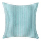 Corduroy Striped Throw Pillow Textured Decorative Cushion Cover