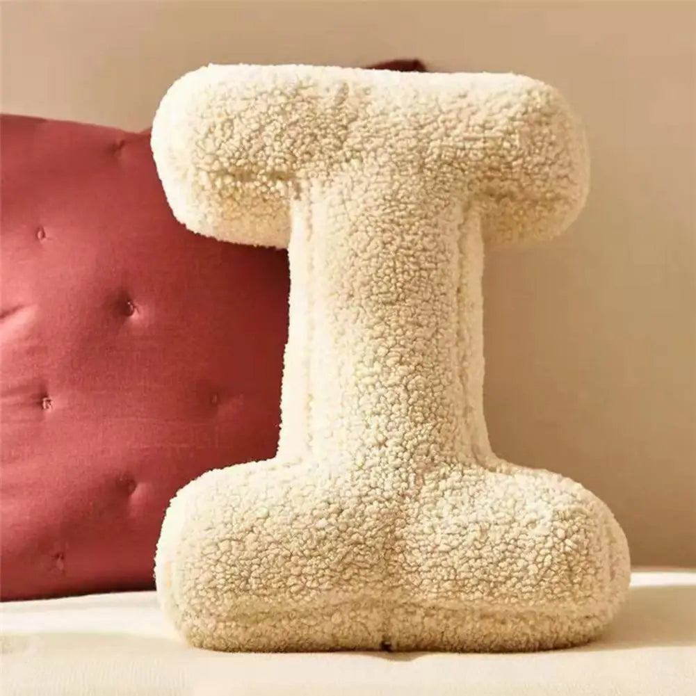 Velvet Alphabet Throw Pillow With Letters A To Z