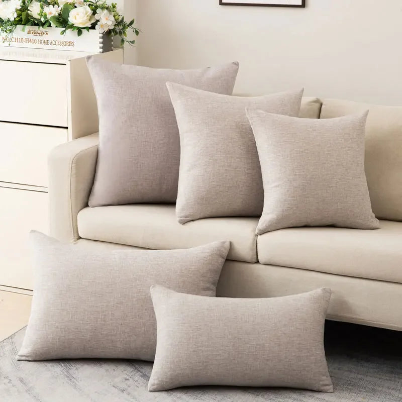 Modern Square Throw Pillow Colorful Sofa Cushion