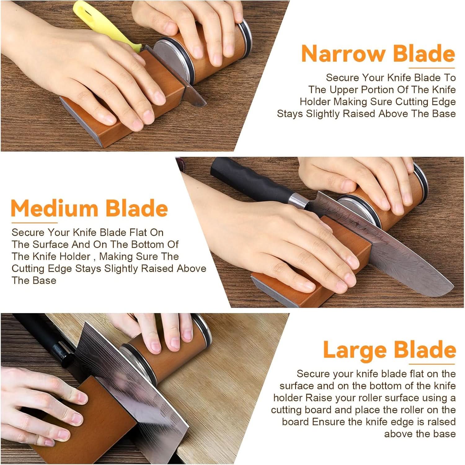 Diamond Rolling Knife Sharpener Magnetic Angle Sharpening System