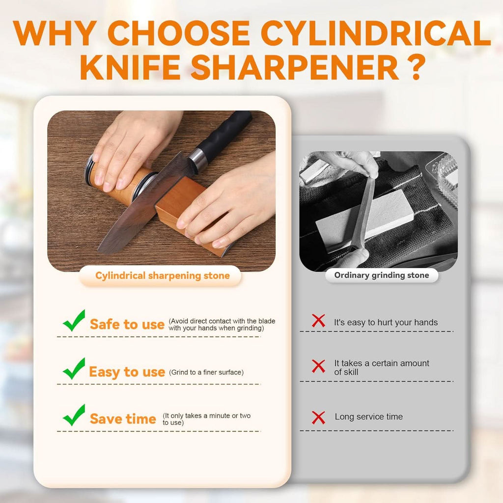 Diamond Rolling Knife Sharpener Magnetic Angle Sharpening System
