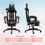 Cat Ear Gaming Chair Ergonomic Computer Chair