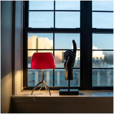 Tripod Desk Lamp Metal Construction | Bauhaus Style Home Office Lighting | Stable Base for Focused Reading Study and Work Tasks