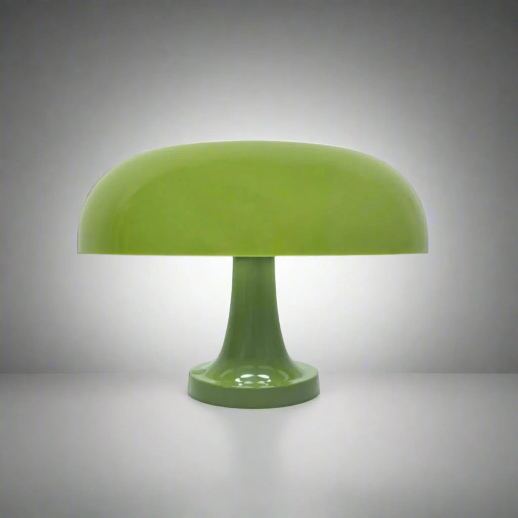 Table Lamp ABS and PS Construction | Retro Mushroom Dome Style | USB-C Powered LED with Three Adjustable Lighting Modes