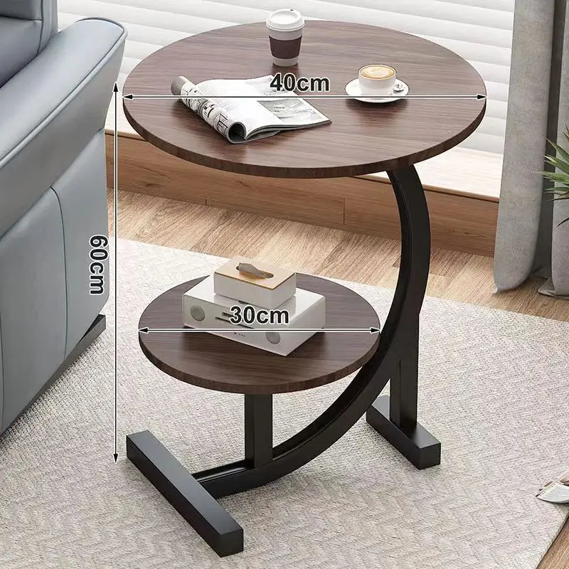 Luxury Two-Layer Portable Mini Side Table