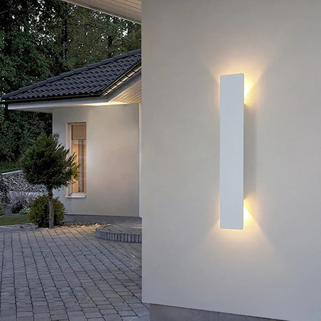 Waterproof LED Strip Wall Lamp – Slim Architectural Up Down Exterior Design