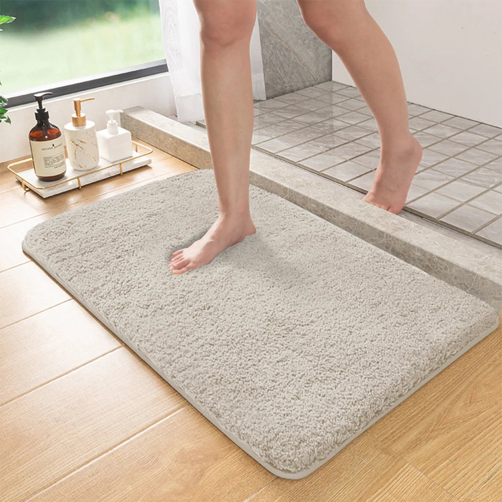 Marcella - Long-Haired Non-Slip Absorbent Bath Mat
