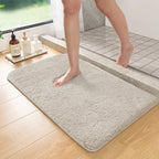 Marcella - Long-Haired Non-Slip Absorbent Bath Mat