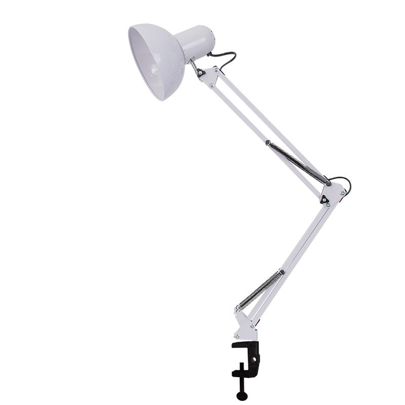 LED Clip On Table Lamp Metal Iron | Modern Minimalist Style | Precision Focused Lighting for Desks, Shelves and Workspaces