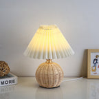 Nordic Rattan Table Lamp