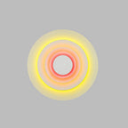 Noen Applique Murale Moderne Multicolore. Rose/Bleu/Jaune. Salon - Neutralighting
